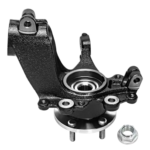Image of Detroit Axle - Front Steering Knuckles w /Wheel Hub Bearings Struts w /Coil Springs Replacement for 2013-2018 Ford Focus 2.0L