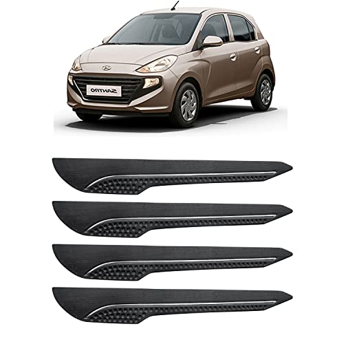 Image of AOSIS-Car Bumper Protector /Bumper Guard for New Santro with Single Chrome Stripe (4-Pcs)