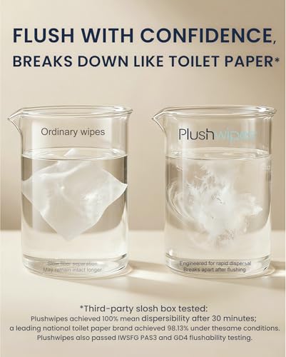 Image of Go Flushable Wipes Travel Packs, 192 Packs, Fragrance Free