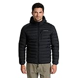 KADVA Canyon Herren Steppjacke – Wärme für Wintertouren – Leichtes Polyamid & Synthetik-Isolierung – Schwarz – Ideal für Trekking & Outdoor (DE/NL/SE/PL, Alphanumerisch, M, Regular, Regular)