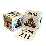 Happy 21st Birthday Toilet Paper Prank Funny Gag Gift!