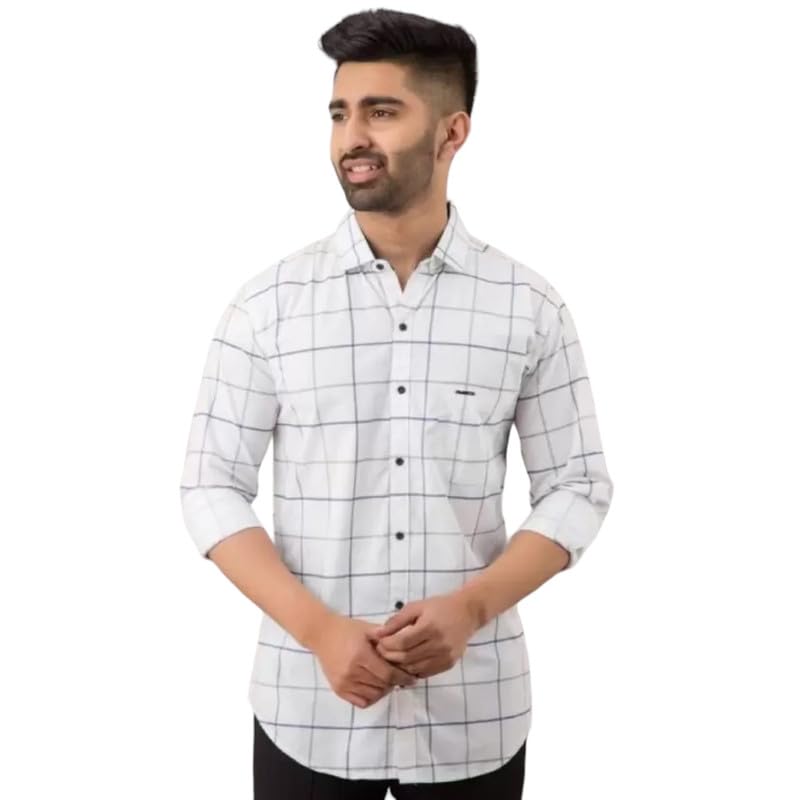 Branded Check Shirts for Men – Trendy, Stylish Cotton Blend Shirts for Every Occasion for Friends Branded Check Shirts for Men – Trendy, Stylish Cotton Blend Shirts for Every Occasion for Friends