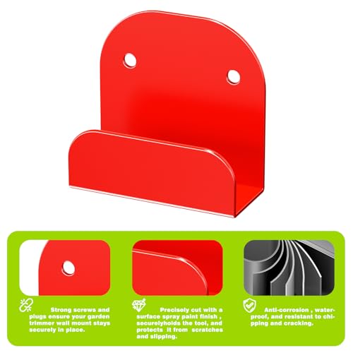 Support mural compatible Milwaukee 2824-20 pour taille-haie et coupe-herbe