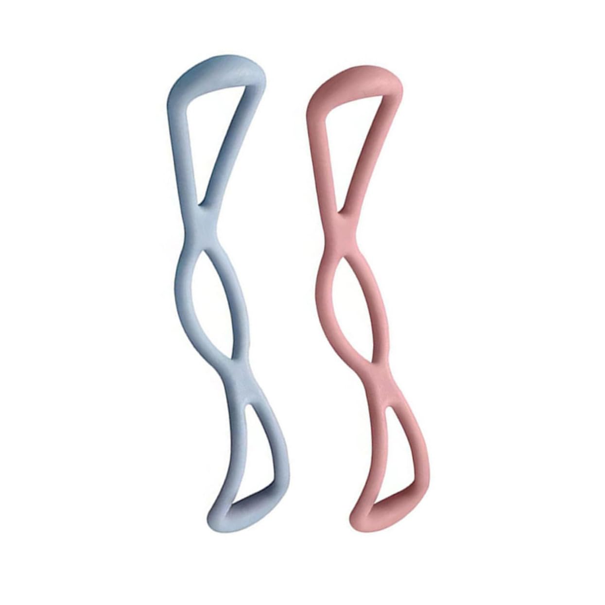 BESPORTBLE Resistance Bands, Figure 8 Exercise Bands for Women Men, 8 Tensioner Resistance Bands for Arm,Shoulder, Back,Leg Stretching for Yoga, Pilates Exercise 2Pcs