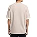 Mens Waffle Short Sleeve Shirt Quarter Zip Tees Solid Color Fashion Business Vacation Basic Work Tops Beige