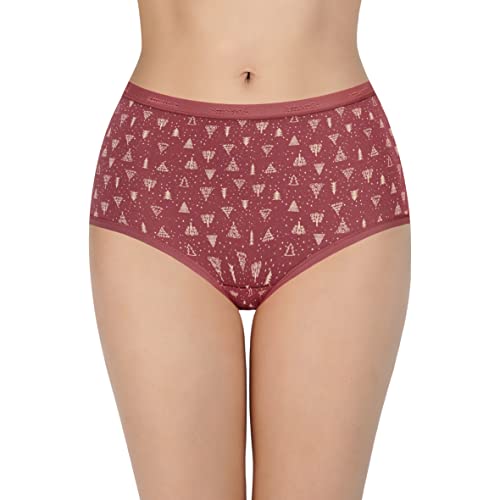 Image of Amante Printed Cotton Full Brief Panty Pack(Pack of 3)