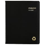 AT-A-GLANCE Academic Year Weekly / Monthly Appointment Book / Planner, July 2016 - June 2017, 8-1/4