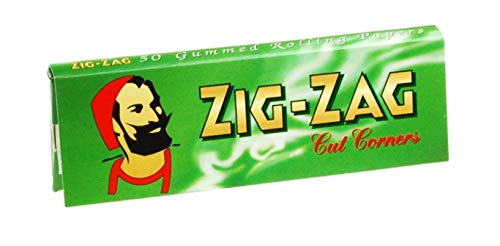 Zig Zag Lot de 20 paquets de feuille à rouler Vert