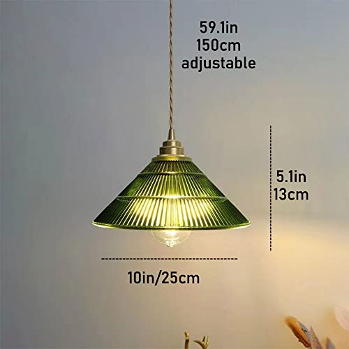Suspension verre japonais E27 orientable pour éclairage de restaurant