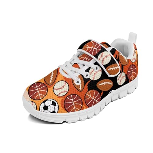 Forchrinse Red Ladybug Running Shoes for Girls Causal Tennis Athletic Sneakers Fashion Ladybug Costume Shoes for Toddler/Little Big Kids