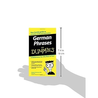 German Phrases For Dummies (For Dummies Series) 1st Edition