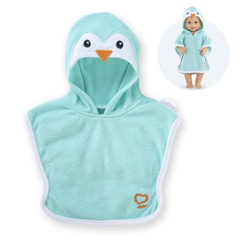 Vêtement pour Grand poupon 36 cm : Cape de bain pingouin Corolle - vue 5