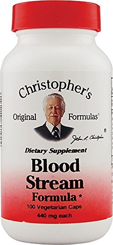 Image of Christopher's Original Formulas Blood Stream Formula - Blood Circulation Supplements - Supports Vein Elasticity, Clean & Pure Bloodstream - Pack of 12