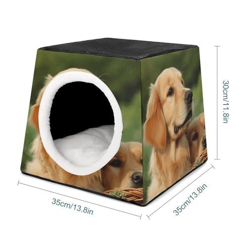 Nichoir confortable pour chat d'intérieur et petit chien en forme de capsule d'espace chaude et douce - 3