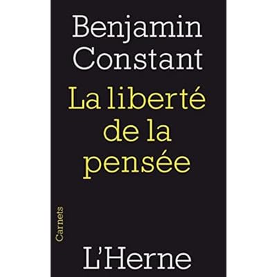 La libert&eacute; de la pens&eacute;e