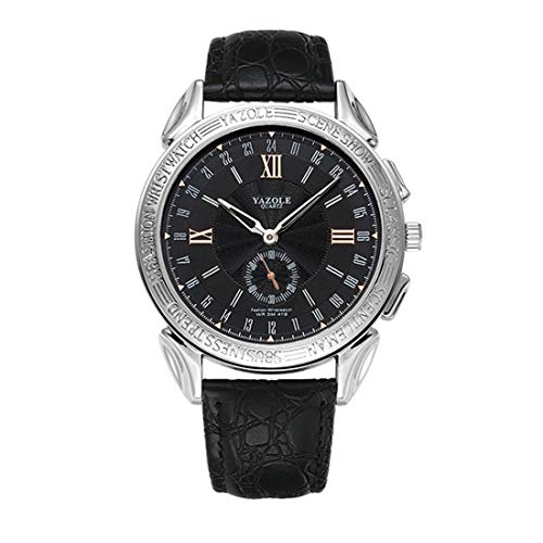 Montre-bracelet LULI mode d'affaires au cadran unique et raffiné