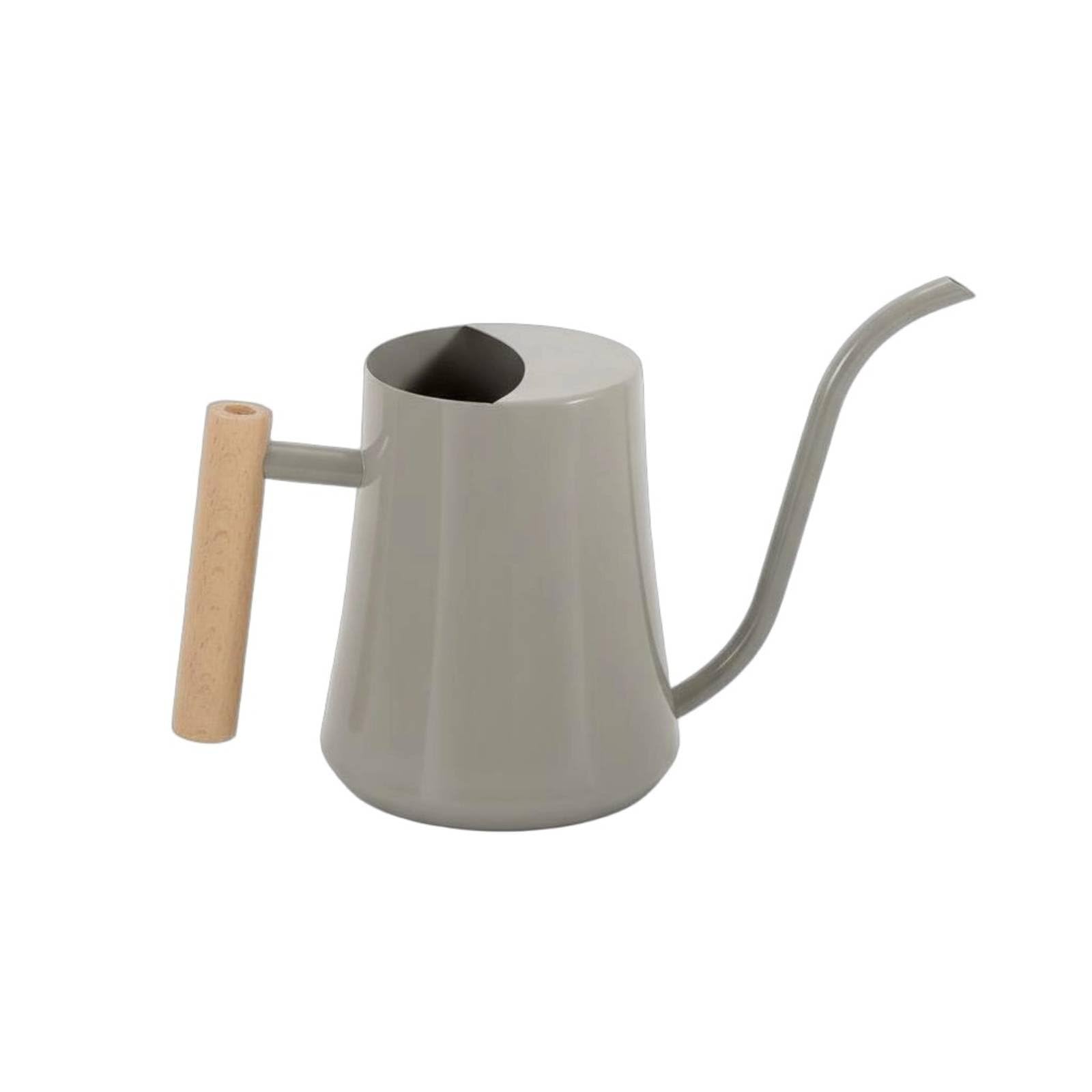 Annaffiatoio Acciaio Inox con Beccuccio Lungo Brocca Irrigazione Contenitore Acqua Innaffiatoio Piante Design con Coperchio Semichiuso Antiperdita Impugnatura Stabile Adatto per Balcone