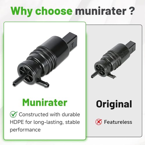 munirater Windshield Washer Pump W/Grommet Replacement for R-am 1500 2009-2017 Replacement for R-am 2500 2009-2016 by munirater - Used condition - Image 5