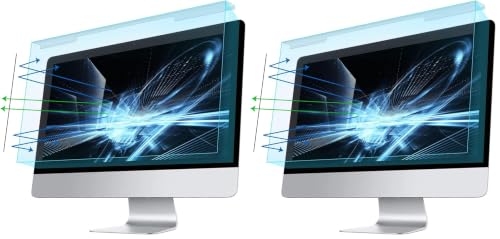 Image of MOSISO Computer Blue Light Blocking Screen Protector Anti-UV Filter Film (Pack of 2)