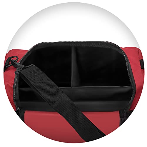 Image of ASA TECHMED First Aid Responder EMS Emergency Medical Trauma Bag Deluxe, Red