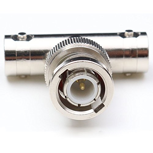 Triple repartiteur BNC en T pour doubler un signal coaxial sans coupure