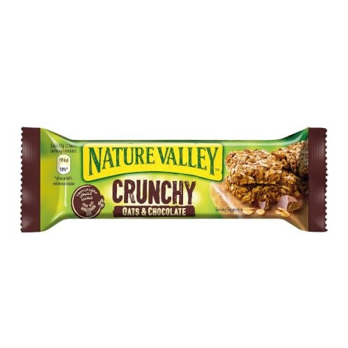 NATURE VALLEY Granola Bar 1 Box X 5 Double Bars Oats & Chocolate 100% Natural Whole Grain Oats No Artificial Colors Flavors And Preservatives