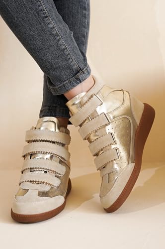 Image of Project Cloud Wedge Sneakers for Women - Memory Foam Insole Womens Sneakers - Lightweight & Hi Top Womens Shoes - Stylish Spring Shoes for Women 2026 (Marant)