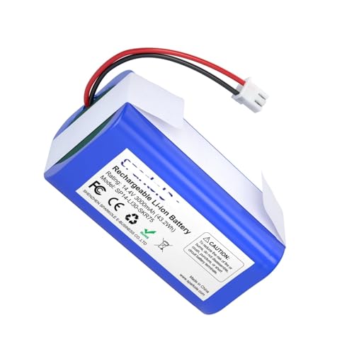 MNGHFTG Vacuum Cleaner Lithium Battery, Compatible for Shark Ion R75 R85 RV850 RV850C AV751 AV752 AV753 RV761, Vacuum Cleaner 14.4V 3000mAh RVBAT850 Battery Parts