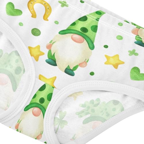 Cotton Toddler Girls Underwear Cute Gnomes Green St Girl Panties Cute Print Kids Briefs Undies 2t4