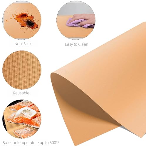 Supercap - Large Teflon Mats, Reusable Non-Stick Oven Liners For Toaster Ovens, Dishwasher Safe, Oven Mat For Bottom Of Oven (13