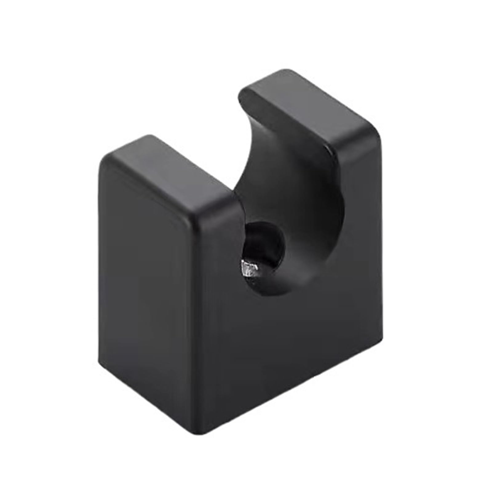 Duschkopfhalterung Nützlicher, Verstellbarer, polierter, Selbstklebender Handbrausenhalter mit Saugnapf, ohne Bohren, Duschkopfhalter, ohne Stanzung(Black)