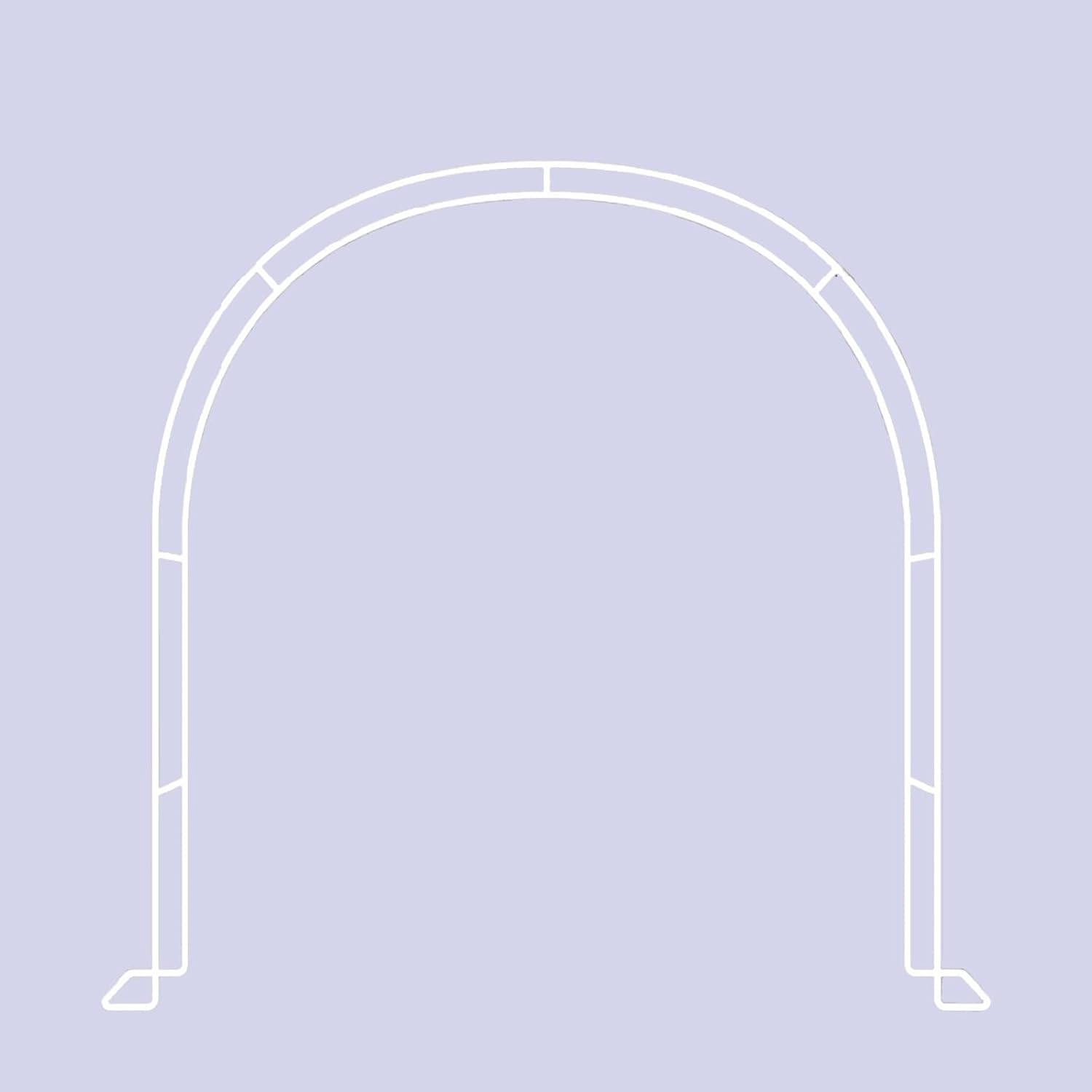 Garden Archway Iron Art, Metal Garden Arch, Garden Arches for Floral Vines, Free Standing Rose Rack Background for Decoration, for Plants, Vegetables, Archway Home Decoration (Color : Black, Size :