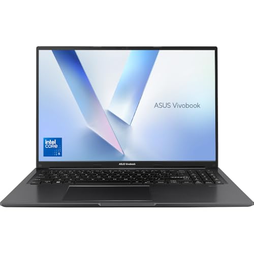 ASUS Vivobook 16 X1605VA Laptop | 16.0' WUXGA 16:10 Screen | Intel Core 5-120U | 16GB RAM | 512GB PCIe SSD | Windows 11 | Black