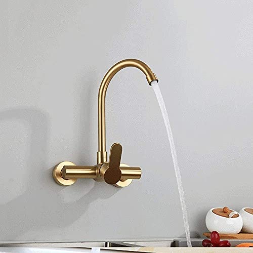 Robinet mural de cuisine universel pour lavage des légumes sans éclaboussures