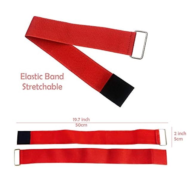 10 PCS 3 Legged Race Bands Three Legged Race Durable Firm Elastic Tie Rope Colorful 3 Leg Race Band for Kids Adult Outdoor Fun