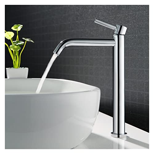 Robinet de lavabo eau chaude et froide mince à commande fluide