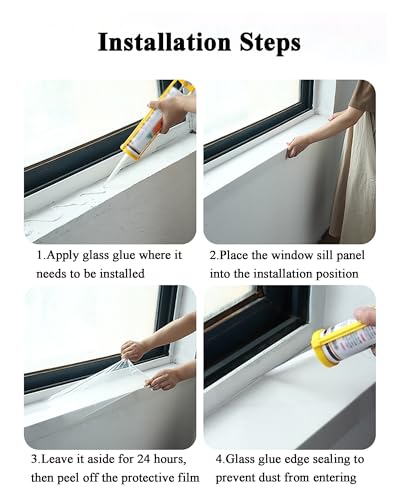 Protector acrílico para alféizar de ventana en oficinas y terrazas 3