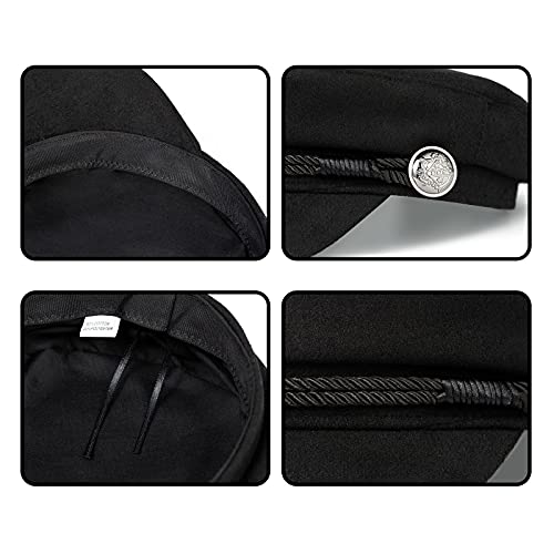 Siywina Womens Newsboy Caps Baker Boy Hats Winter Hats Black For Ladies #TOP1