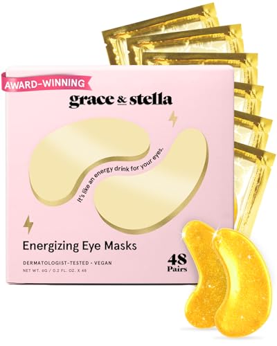 grace & stella Award Winning Under Eye Mask - Travel Essentials - Birthday Gifts for Women -...
