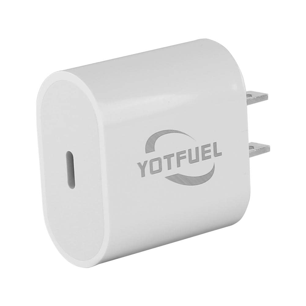 20W USB-C Power Adapter Fast Charger Block Wall Charger PD Charging Cube Wall Plug Portable Travel Charger Cube