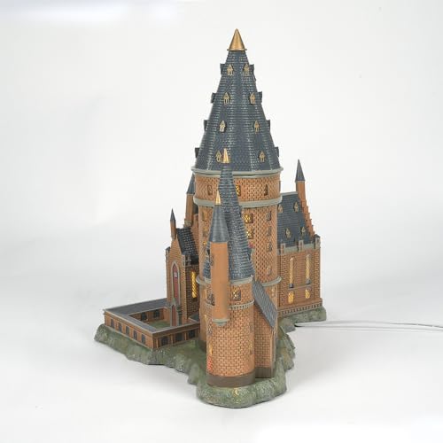 Image of Department56 Harry Potter Village Hogwarts Hall and Tower Lit Building, 13.07 inch, Multicolor