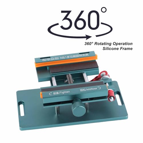 Miniatura 2 de Kit de herramientas de eliminación de pantalla LCD de calefacción ajustable con soporte de ventosa separador giratorio