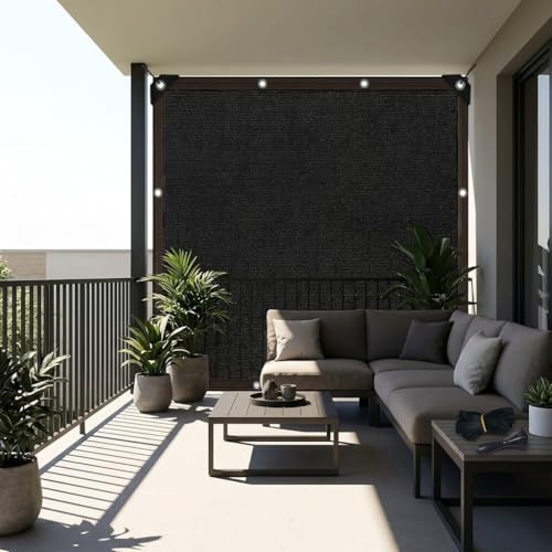 Malla sombra impermeable y transpirable 2x8 m toldo pesado exterior 2