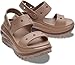 Crocs Classic Mega Crush Sandal Latte Men's 5, Women's 7 Medium
