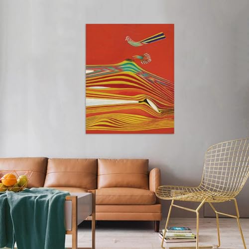 Tableau Max Ernst toile art célèbre affiche paysage 50x65cm - 2
