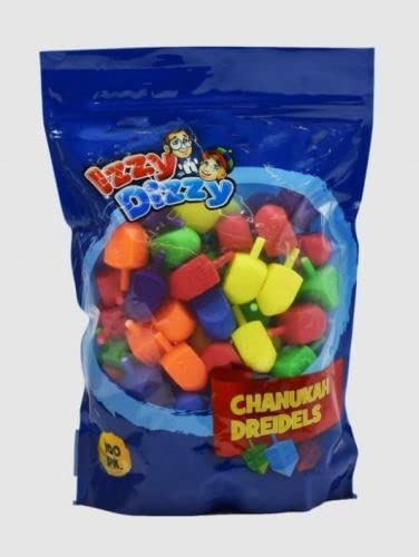 Dreidels Ner Mitzvah lot de 100 toupies colorées pour Hanoucca