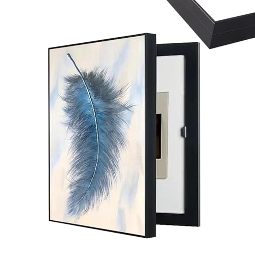 Cache-panneau électrique pour salon boîtier dissimulé motif B 50x70