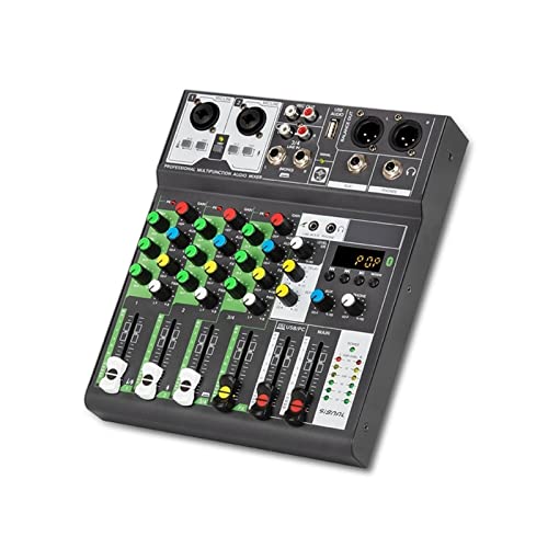 Mezclador controlador de DJ Consola mezcladora de sonido Bluetooth USB Record Computer 48V Phantom...