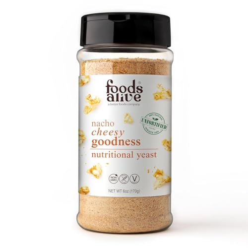 Image of Foods Alive Nutritional Yeast, Nacho Cheesy Goodness, 6 oz (170 g)
