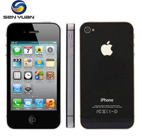 Original AppleiPhone Compatible Mobile Apple iPhone 4S 8GB 16GB 32GB 64GB Black (8GB)